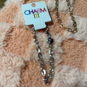 Charm It! Silver Chain Bracelet